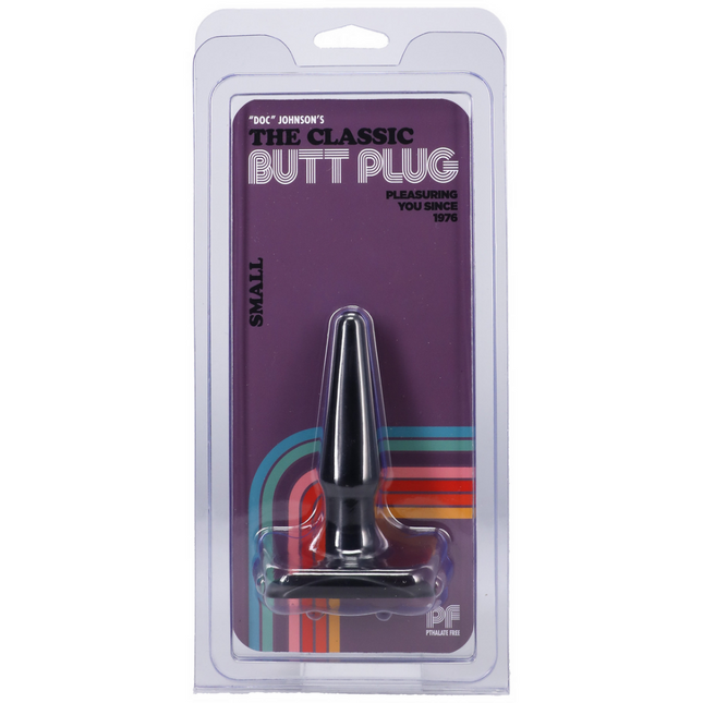 Classic Butt Plug - Small - Black