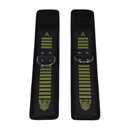 Tactical Ankle Cuffs - Black/Green