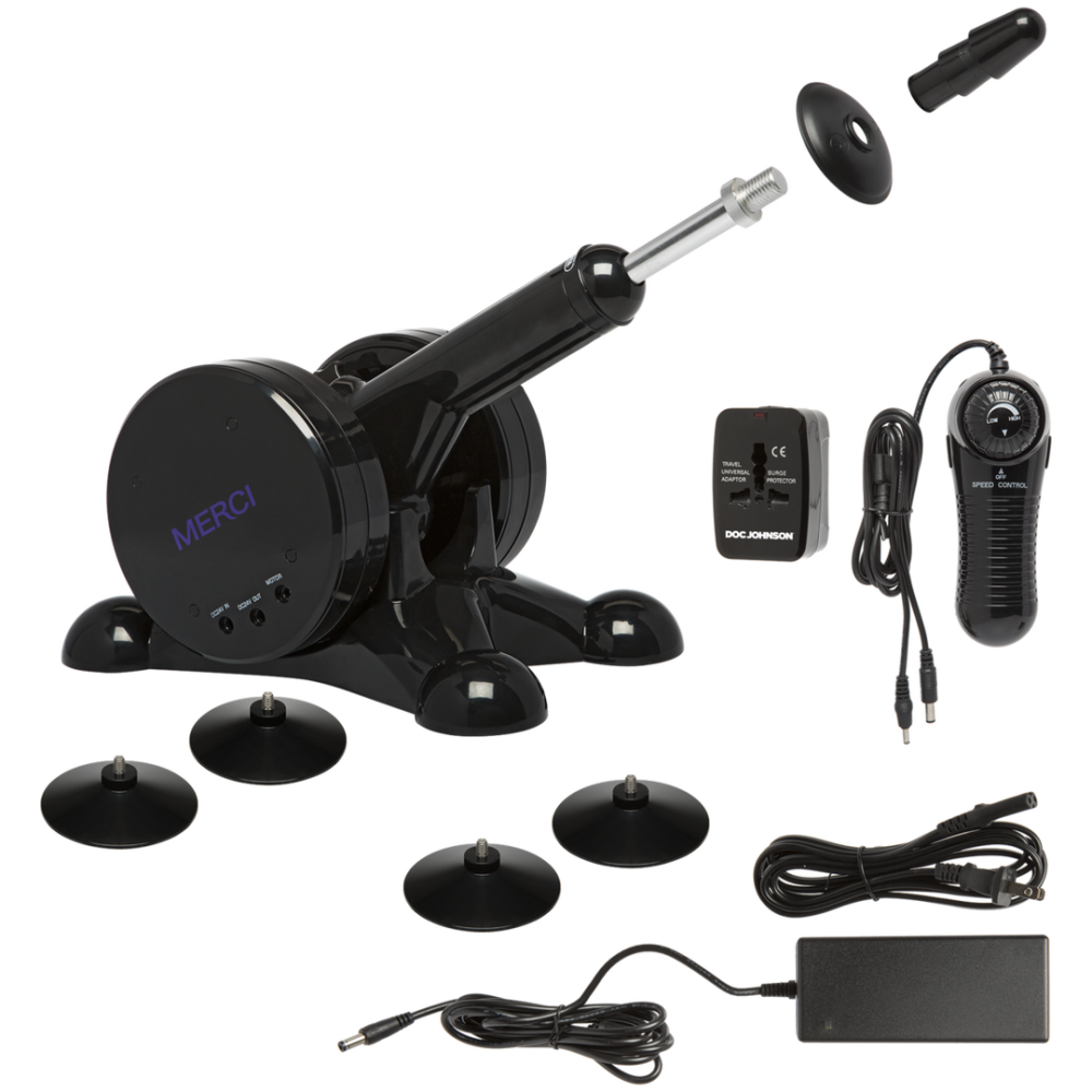 Power Banger - Fuck Machine with Wireless Remote - Black