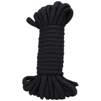 Cotton Rope - 32 ft - Black