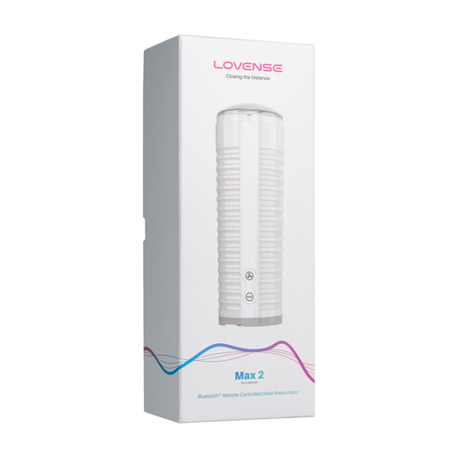 Max 2 - Bluetooth App-controlled Male Masturbator - White