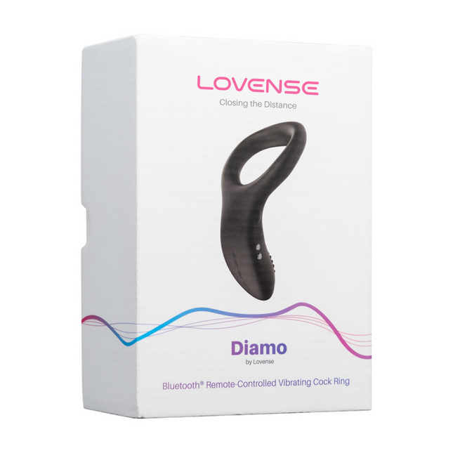 Diamo - App-controlled Vibrating Cockring - Black