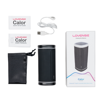 Calor - Bluetooth Remote Control Pocket Pussy - Black