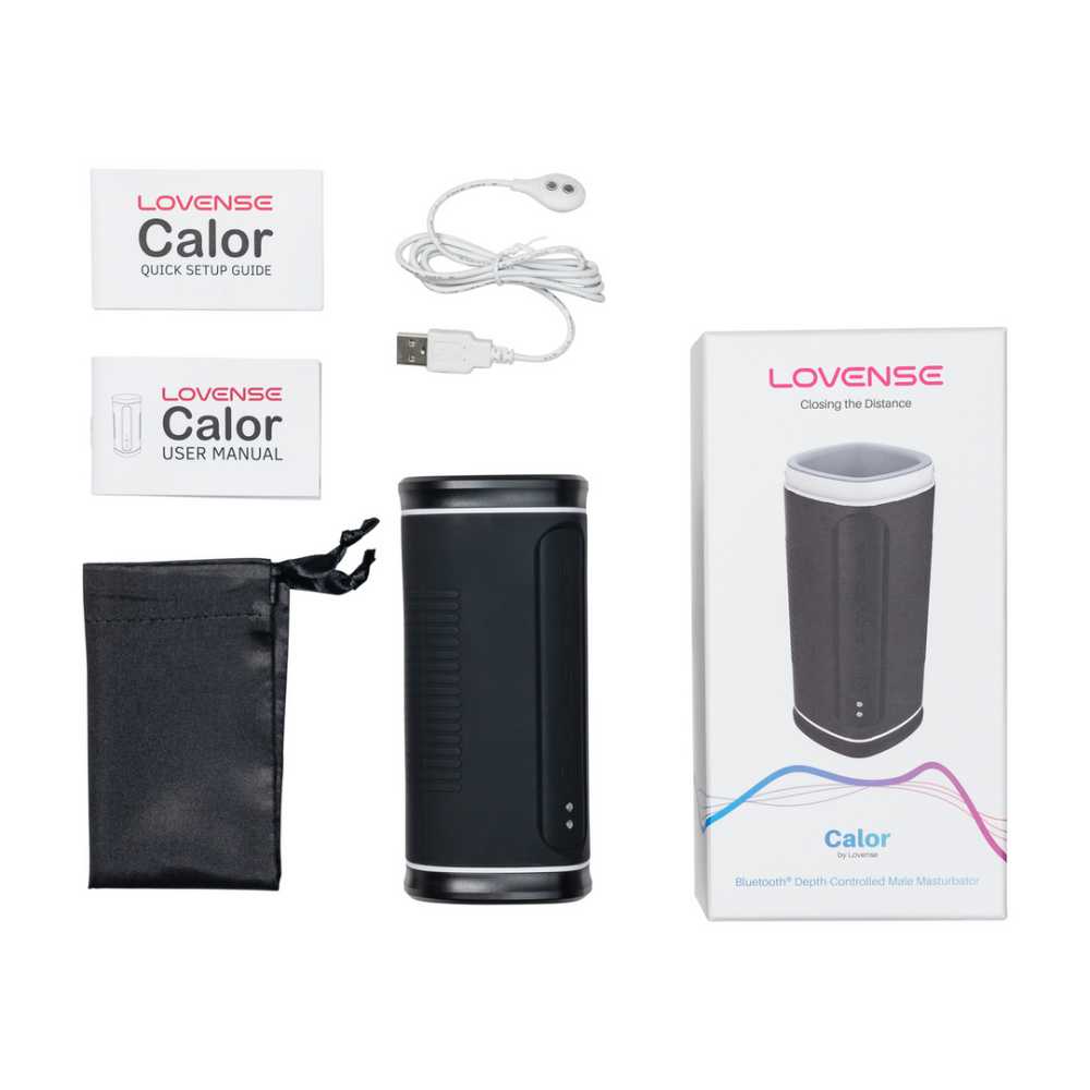 Calor - Bluetooth Remote Control Pocket Pussy - Black