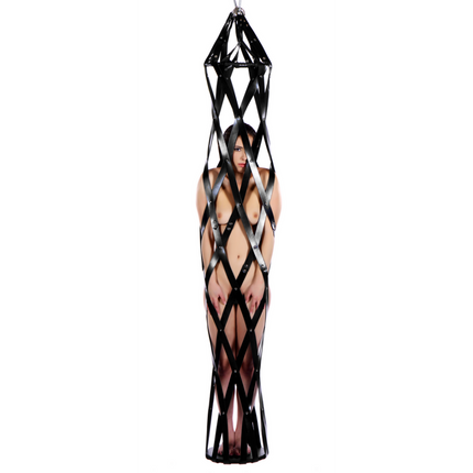 Hanging Leather Strap Cage