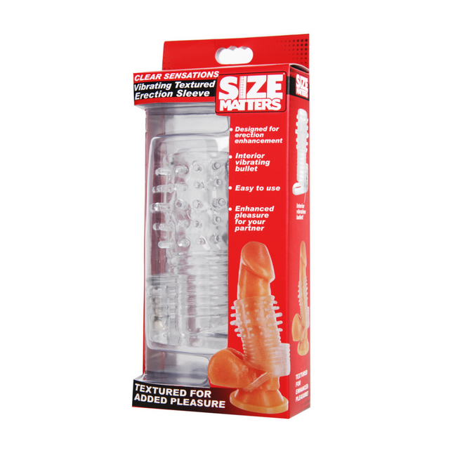 Vibrating Textured Erection Sleeve
