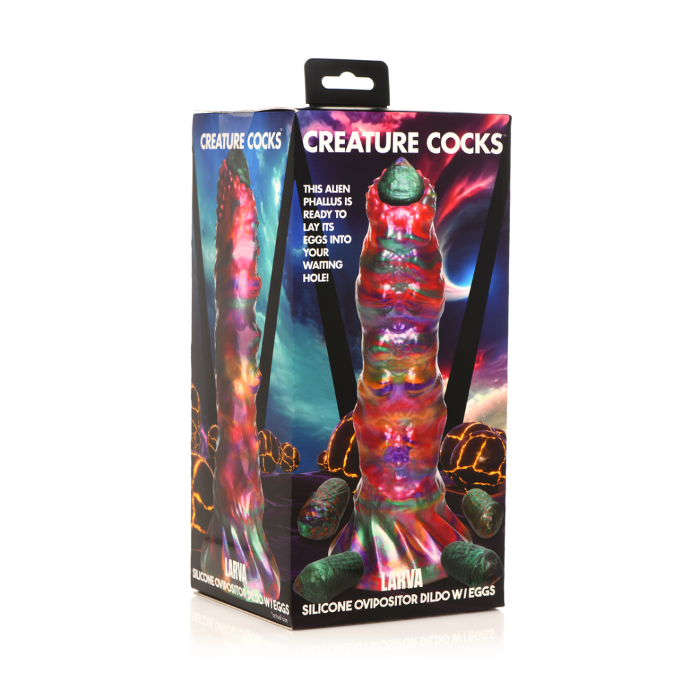 Larva - Silicone Ovipositor Dildo with Eggs