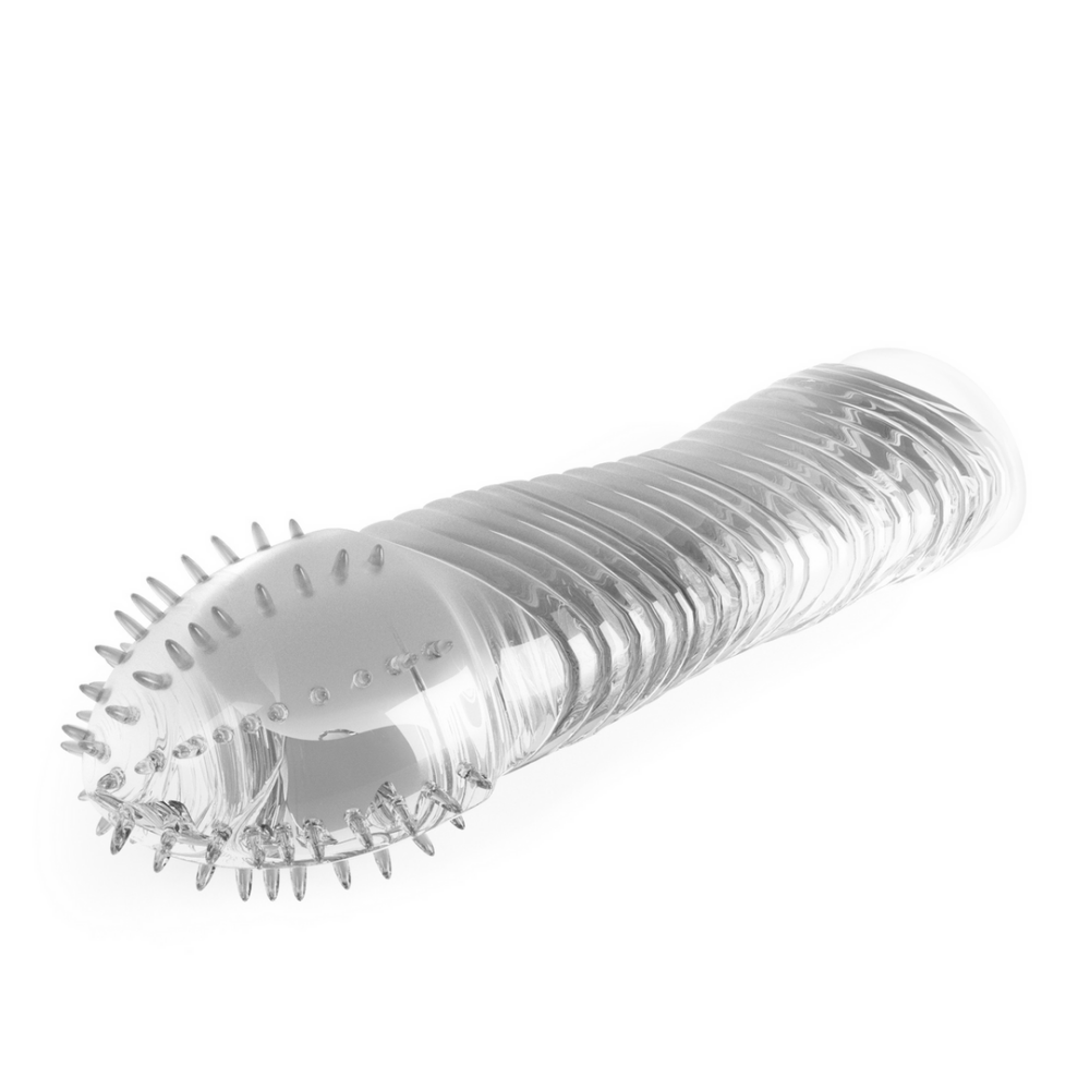 Manga Ribeteada para Pene - Transparente