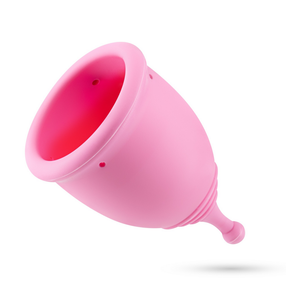 Minerva - Copas Menstruales con Bolsa - S y L - Rosa