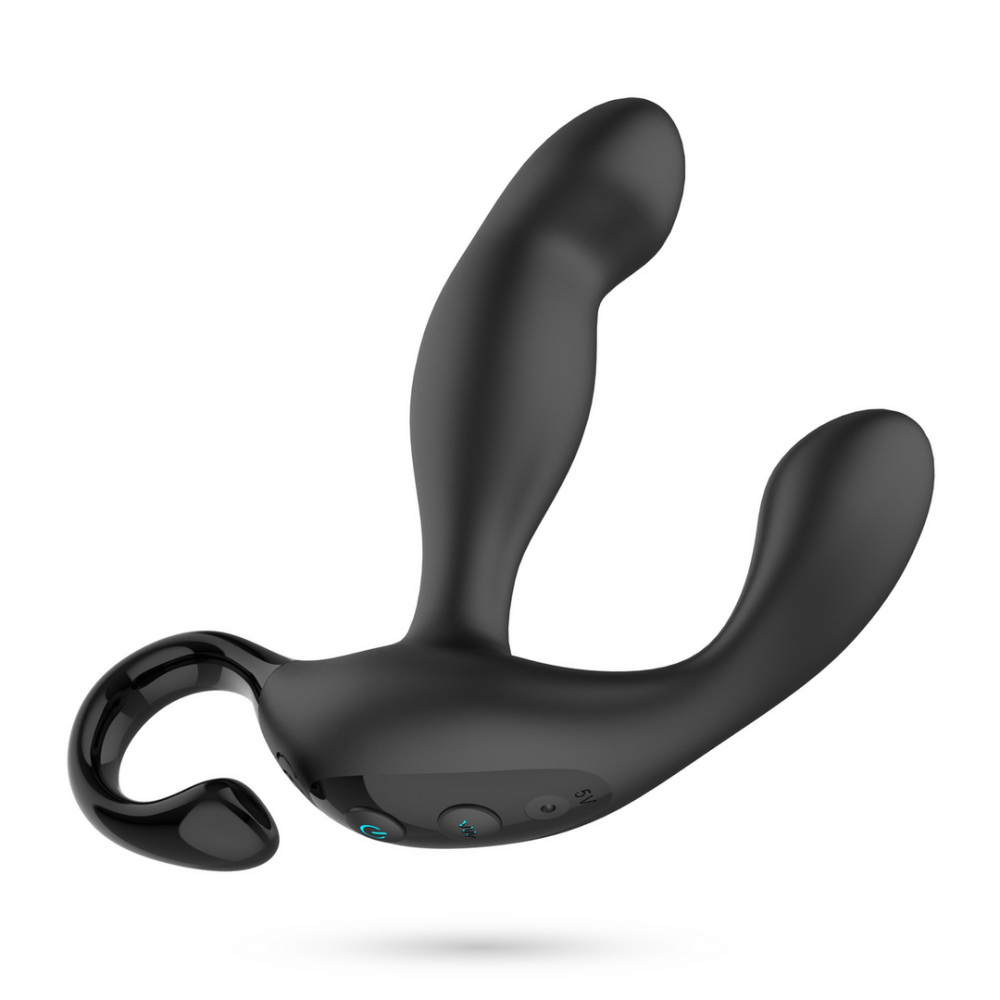 Loki - Masajeador de próstata recargable con control remoto - Negro