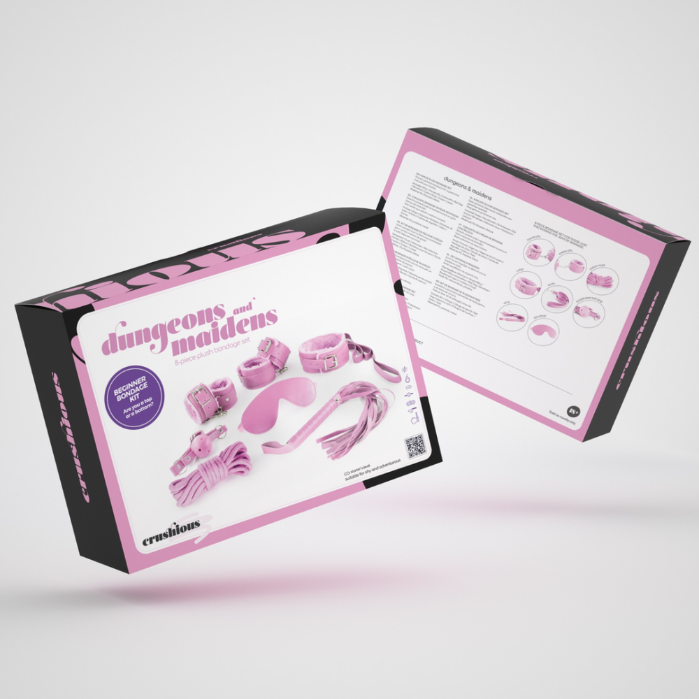 Dungeons and Maidens - Kit BDSM de 8 piezas - Rosa