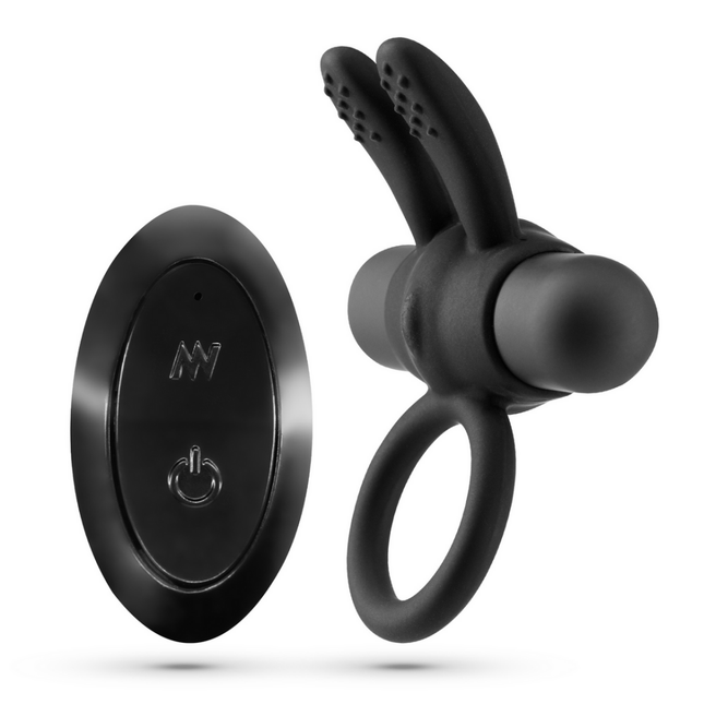 Nacho - Anillo Vibrador con Control Remoto - Negro