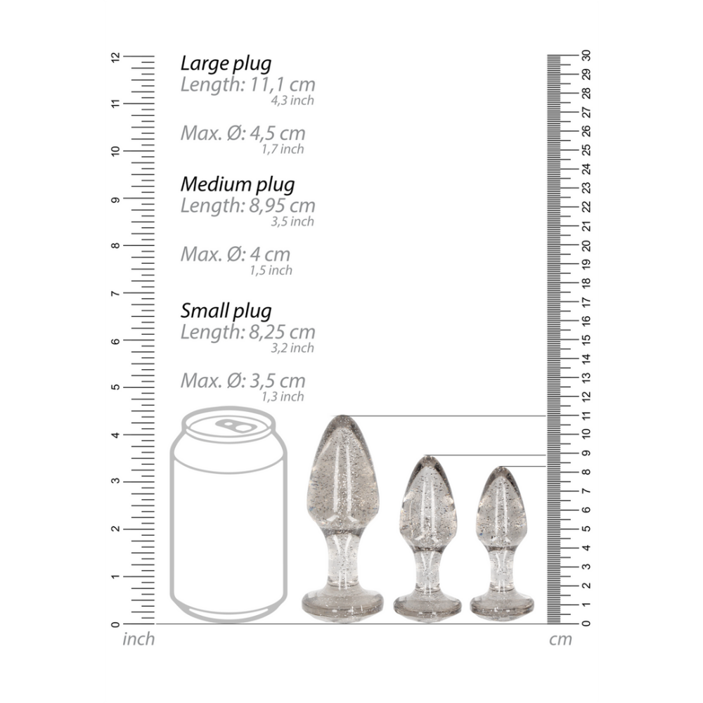 Acrylic Butt Plug Set