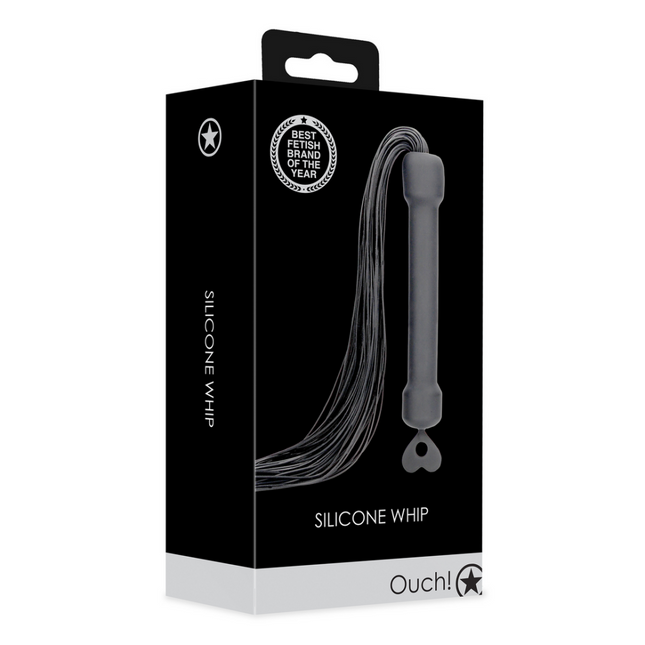 Beginners Silicone Whip - Black