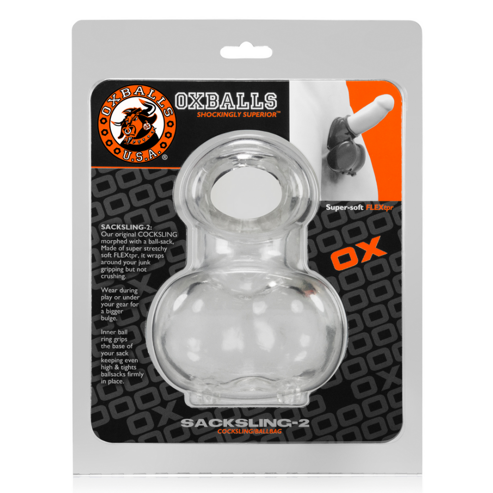 Sacksling-2 - Soft and Stretchy Ballsling - Clear